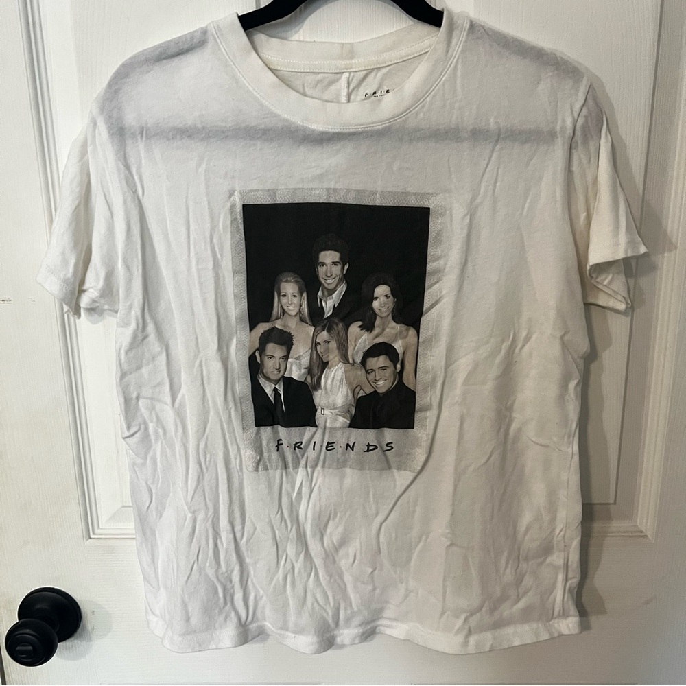 David Lerner Cream FRIENDS Cast Tee